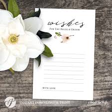 Here you will also find a great collection of wedding greeting cards and images. Wedding Wishes Card Wishes For The Bride And Groom Magnolia Collection Printable Template By Printolife