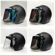 Dapatkan helm bogo datar di indonesia. Helm Bogo Retro Jpn Hitam Doff Kaca Datar Injak Shopee Indonesia