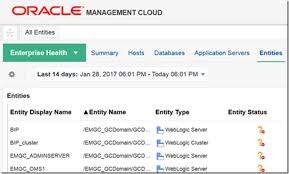 Connecting Oracle Management Cloud With Oracle Enterprise