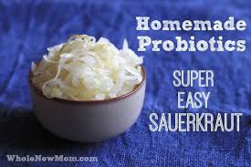 Easy Homemade Sauerkraut Recipe Homemade Probiotics