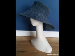 Wide Brim Hat Pattern Tutorial Sewing Hats Hat Pattern Sunhat Pattern