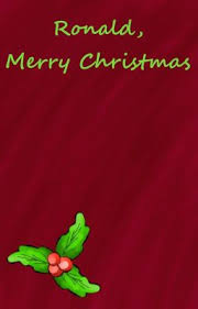 Ronald, Merry Christmas (Harry Potter Fanpoem)