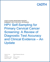 Not all tests listed below will be used for every person. Hpv Self Sampling For Primary Cervical Cancer Screening A Review Of Diagnostic Test Accuracy And Clinical Evidence An Update Ncbi Bookshelf