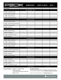 Ultimate p90x2 worksheets posted by coach mike on dec 13, 2011 in workouts | 24 comments. P90x2 Worksheets Chest And Back Printable Worksheets And Activities For Teachers Parents Tutors And Homeschool Families