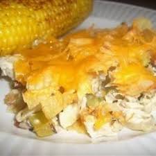 Cashew chicken with water chestnuts and broccoliwomens weekly food. Hot Chicken Salad Casserole Recipe Hot Chicken Salads Water Chestnuts Stuffed Mushrooms