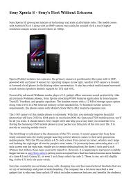 Desbloquea tu teléfono celular gratis sonyericsson en tiempo récord por código de operador, desbloqueo remoto sin ningún conocimiento técnico: Sony Xperia S Sony S First Without Ericsson By Benjaminpeterson829 Issuu