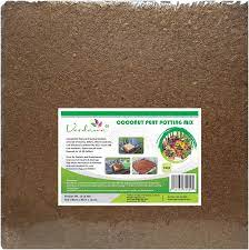 Reviewed in the united states on april 15, 2020. Verdana Coconut Fiber Potting Mix 10 Lb Compressed Block Brick Coco Coir Coco Peat Coir Pith Alternative To Peat Moss Soilless Growing Medium Low Ec Optimum Ph