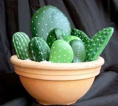 Learn how to draw a funny cactus! Diy Painted Rock Cactus