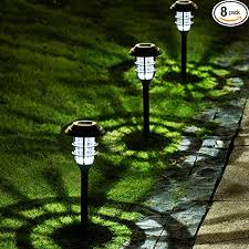 Solpex 8 Pack Solar Pathway Lights Outdoor Solar Powered Garden Lights Waterproof Led Path Lig Solar Pathway Lights Decorative Solar Lights Solar Path Lights