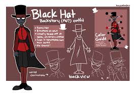 Villainous Black Hat Backstory Au Outfit Guide By Hayamika Black Hat Villainous Black Hat Black Hat Villainous