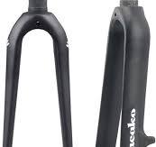 HIMALO in Carbonio Forcella Rigida per Bicicletta 14/16/18/20/22 Pollici Forcella BMX 1-1/8'' Tubo Dritto QR Freno A Disco Forcella Anteriore ...