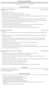 mechanical estimator resume sample