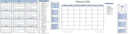 Show 12 months calendar in 2021, you can print directly from your browser. Free 2021 Calendar Template In Excel Gpetrium