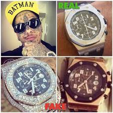 Trouvez montre audemars sur 2ememain ✅ avantageux pour tout le monde. Le Batman De L Horlogerie Affiche Les Rappeurs Aux Fausses Montres
