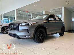 infiniti qx50 with matte blackout package done by cvd 2020 2021 infiniti qx50 infinitiqx50 cvdauto cvd customizedvehicledesig infiniti vehicles suv car