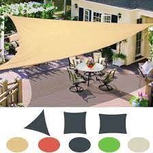 Patio Garden Sun Shade Sail Canopy Awning 98 Uv Block Waterproof 3 Shape New Backyard Canopy Patio Canopy Outdoor