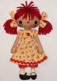 Free Soft Doll Patterns Pattern For Primitive Raggedy Ann Annie Rag Doll Cloth Doll Pattern Raggy Dolls Homemade Dolls Raggedy Doll