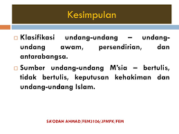 Abdul monir yaacob dan suzalie mohamad. Fem 3106 Klasifikasi Dan Sumber Undang Undang Ppt Download