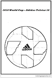 Adidas coloring pages are a fun way for kids of all ages to develop creativity, focus, motor skills and color recognition. 2018 World Cup Ball Coloring Pages World Cup Coloring Pages Coloring Pages For Kids And Adults
