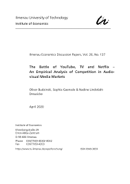 Maybe you would like to learn more about one of these? Pdf The Battle Of Youtube Tv And Netflix An Empirical Analysis Of Competition In Audio Visual Media Markets