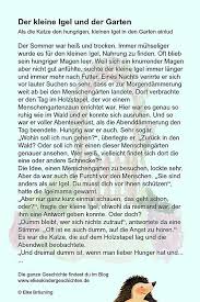 Der Kleine Igel Und Der Garten Elkes Kindergeschichten Im Sommer Geschichten Fur Kinder Kindergeschichten Herbstgeschichten