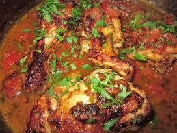 Once prepared, the chicken is transferred to a platter and the sauce is. Poulet Au Vinaigre Aviewfrommykitchen Com