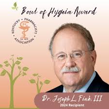 Established in 1958, the Bowl of Hygeia Award recognizes pharmacists who  possess outstanding records of civic leadership in their communities. In  addition to service through their local, state, and national pharmacy  associations,