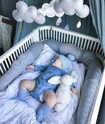 bulut suslemeli bebek yatagi baby crib bumpers newborn crib baby crib bedding