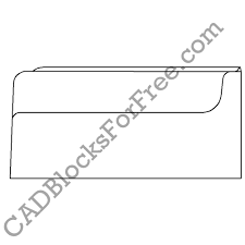corner sink free autocad block in dwg