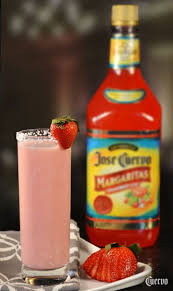 Add equal parts strawberry basil syrup, margarita mix, and tequila. Jose Cuervo Strawberry Coconut Margarita 2 Oz Grand Marnier 1 Oz Authentic Jose Cuervo Strawberry Lime Coconut Margarita Fun Summer Drinks Food And Drink