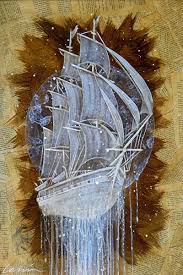 Very Neat O Art Ship Tattoo Artwork