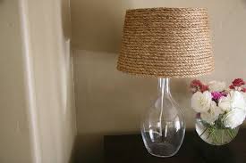 Une Lampe Abat Jour De Corde Diy Abat Jour Lampe Abat Jour Customiser Abat Jour