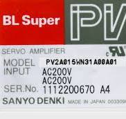 32456 SANYO DENKI SERVO AMPLIFIER, BL SUPER PV W/ SERCOS ...