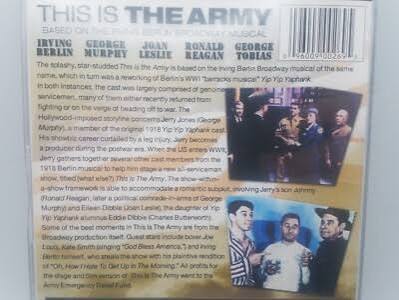 This is the Army 1943 DVD Ronald Reagan Irving Berlin George Murphy Joan  Leslie 96009002695| eBay
