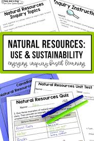 Teachers Are Provided With 16 In Depth Lessons To Help Their Students Explore And Understand Natural Res Geography Lessons Natural Resources Teaching Geography