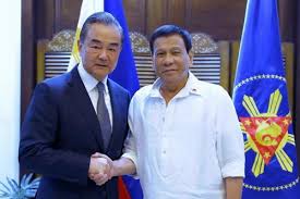 Rodrigo duterte, filipino politician who was elected president of the philippines in 2016. President Rodrigo Duterte Of The Philippines Meets With Wang Yi