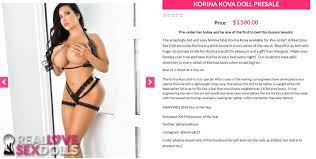 Pornhub star Korina Kova to be turned into 'lifelike' sex doll so superfans  can experience ultra realistic romp with her – The Sun | The Sun