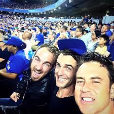 Adam, Cale and Corey at the Toronto Blue Jays game. Photo courtesy of Cale  Gontier