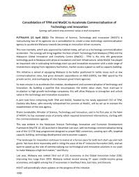 Summary technology signals & news. Khairy Jamaluddin On Twitter Technology Park Malaysia Techparkmsia And Magic Mymagic My To Be Consolidated To Create National Technology Commercialisation Agency Https T Co Yfpump9jei