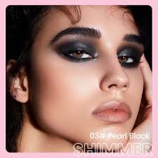 Amazon.com : evpct 1Pcs Pearl Black Shimmer Cream Eye Shadow Brightener  Sticks for Eyes, Double Ended Cream Eyeshadow Stick Pencil Pen with  Applicator, Eye Shadow Palette Highlighter Makeup Waterproof Pigmented 03 :