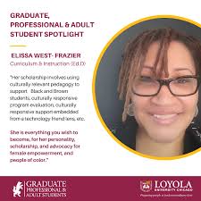 Good morning, Ramblers! Today we are spotlighting Elissa West-Frazier!  "Elissa is currently the leading Graduate Assistant in the Teaching &  Learning Department of the School of Education. She is lovable, caring,  passionate,