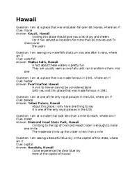 Whenthe hawaiian islands were first discovered, they were named. H Is For Hawaii Trivia Questions By A Is For America Tpt