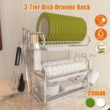 Stainless steel dish drying rack over sink kitchen organizer fast drain basket. Buy 3 Layer Stainless Steel Cutlery Stand Shelf Cutlery Dish Rack Kitchen Dish Storage Rack Drain At Affordable Prices Free Shipping Real Reviews With Photos Joom