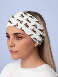 Basset Hound Print Neck Gaiter, Sports and Fitness Tube Head Wrap, Basset  Hound Mom Gift Idea