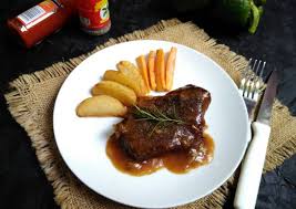 Sedangkan saus manis biasanya disajikan bersama dessert. Resep Steak Daging Sapi Saus Lada Hitam Lezat Resep Dapur Mama