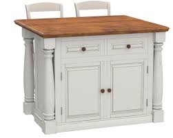 The pub stools and clever use of color make for a genuine kitchen space and style. Home Styles Monarch Kucheninsel Holzobeflache Nur Insel Island Only Antik Weiss Amazon De Home Kitchen