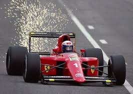 A blonde model with blue eyes will say a prayer for ayrton senna on thursday. Alain Prost Ferrari 1990 Alain Prost Ferrari Prost