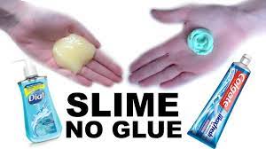 How to make slime with borax borax slime we have. How To Make Slime Without Glue Toothpaste And Hand Soap Without Contact Solution Borax Detergent Youtube