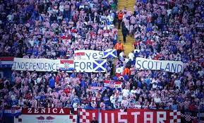 Croatia held an independence referendum on 19 may 1991, following the croatian parliamentary elections of 1990 and the rise of ethnic tensions that led to the breakup of yugoslavia. National Collective On Twitter Croatian Football Fans Say Yes To Scottish Independence Indyref Http T Co Pl33d2q7nu Twitter