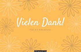 Danke Fur Die Einladung Texte Musterbeispiele Gratis Vorlage